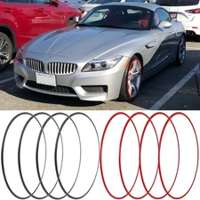 For Z4 Set of 4 Aluminum Wheel Rim Protector Guards Hub Rim Cover Tire Trim Ring