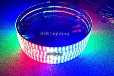 Set of (4) 17.5" Remote APP  QUAD ROW Dream CHASING Flowing LED Wheel Rim Lights