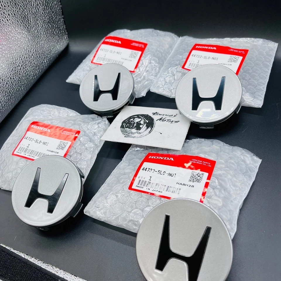 Honda Genuine Aluminum Wheel Center Cap 4Pcs 44732-SL0-N01 ACURA NSX NA1 2 OEM - Image 2 of 4