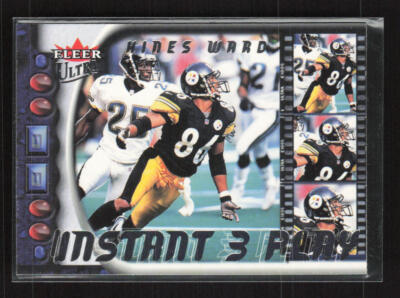 2000 Ultra Instant Three Play #13 IP Hines Ward Pittsburgh Steelers
