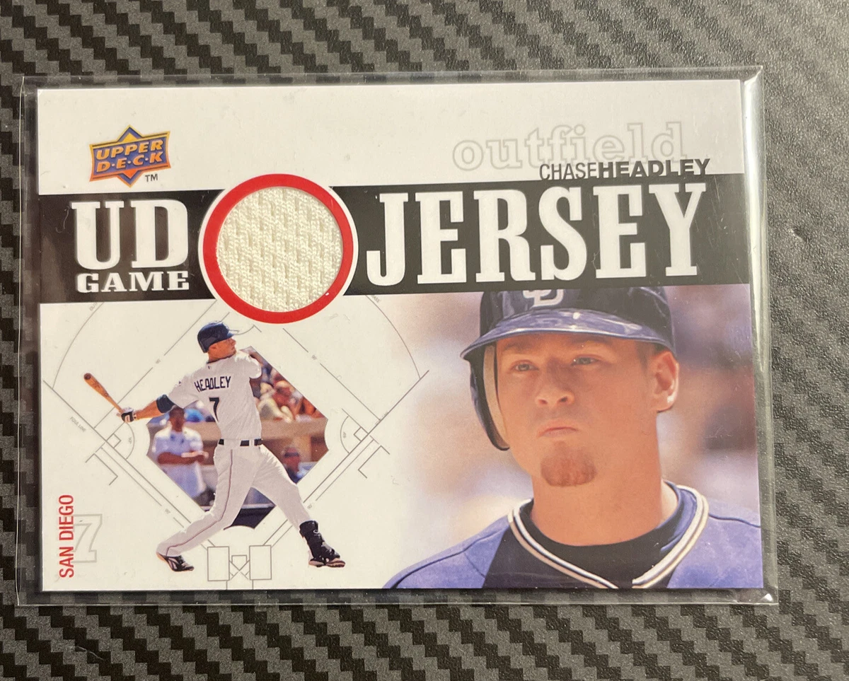 2010 (PADRES) Upper Deck UD Game Jersey #HE Chase Headley