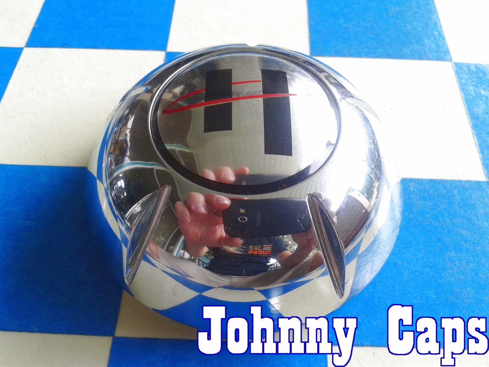 HELO Wheels [14] Chrome Center Caps # N/A Custom Wheel Center Hub Cap (1)