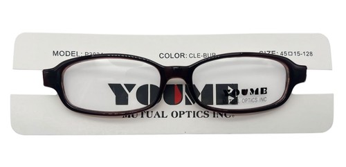 NEW YOUME Oval Cle-Bur Eyeglass Frame Size 45-15-128 - P3034 - Picture 2 of 5
