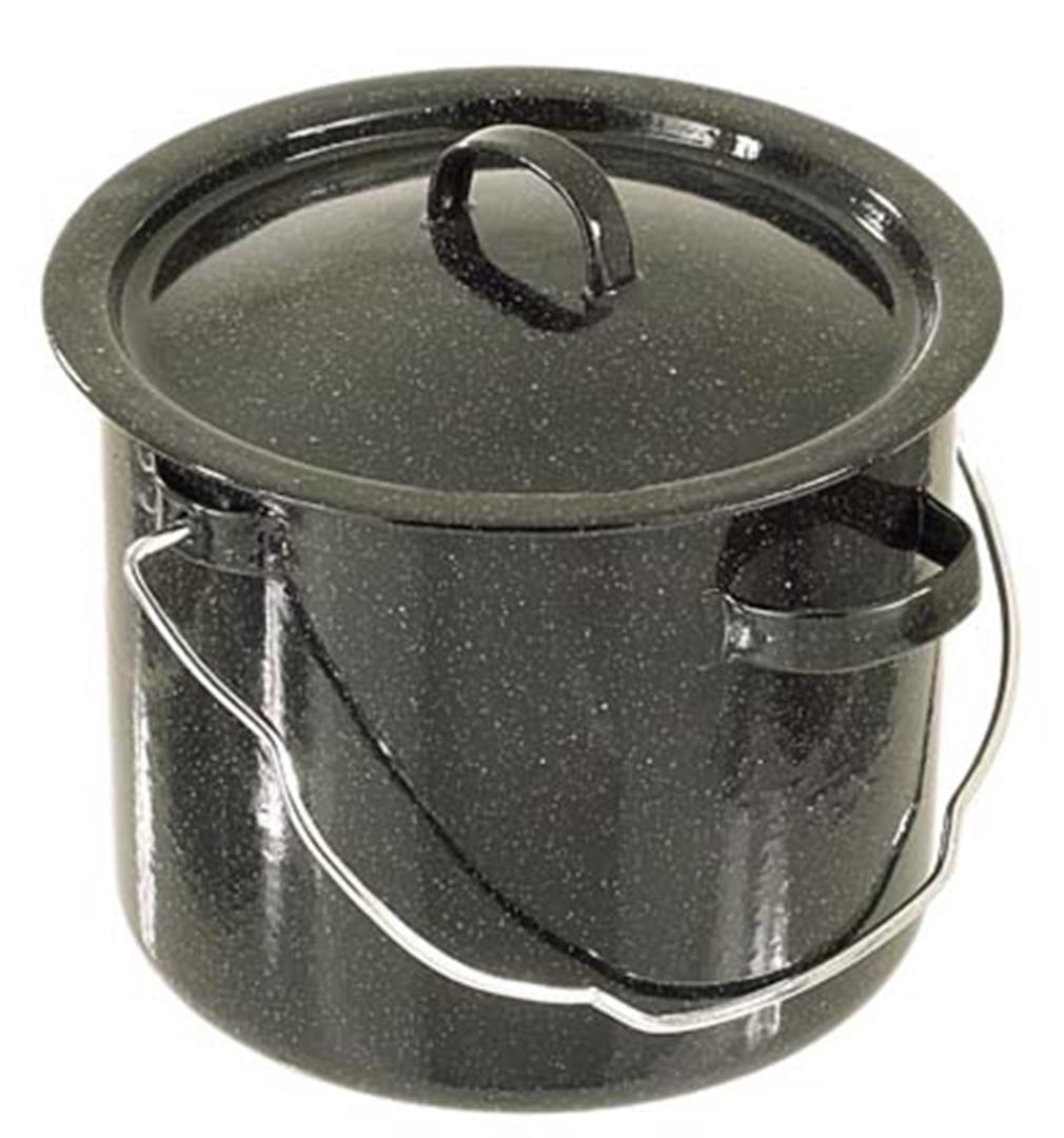Billy For Tea Billy Pot Pot Black Enamel Steel Glaze Canister Camp Cooking Brew Food ...