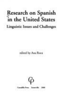 Research on Spanish in the United States: Linguistic Issues and Challenges (Eng