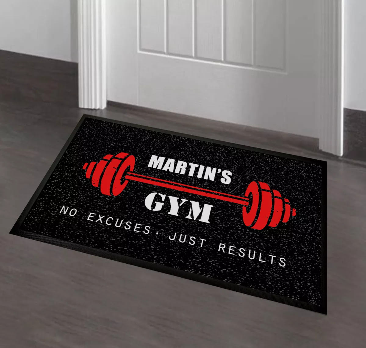 Personalised gym mat cheap