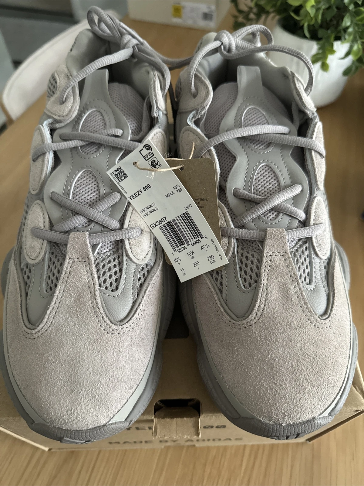 Taglia 11 Adidas Yeezy 500 grigio cenere GX3607