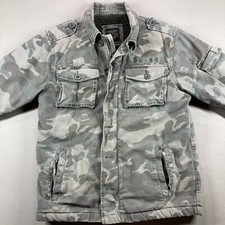 OLD NAVY SURPLUS Kids Jacket Sz XL Camo Boys Outerwear Fleece lined