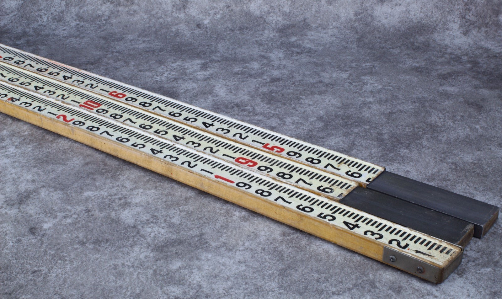 Vintage Surveying Rod Leveling Surveyors Measuring Ruler Grade Rod eBay