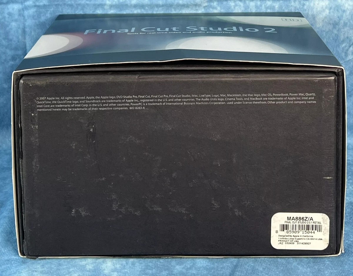 Apple Final Cut Studio 2 Editing Software Complete with