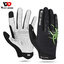 WEST BIKING Cycling Full Finger Gloves Touch Screen Sports Bike Gloves Mittens
