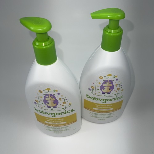 2 Ct Babyganics 9oz Chamomile Verbena Moisturizing Daily Lotion With Shea Butter - 第 7/12 張圖片