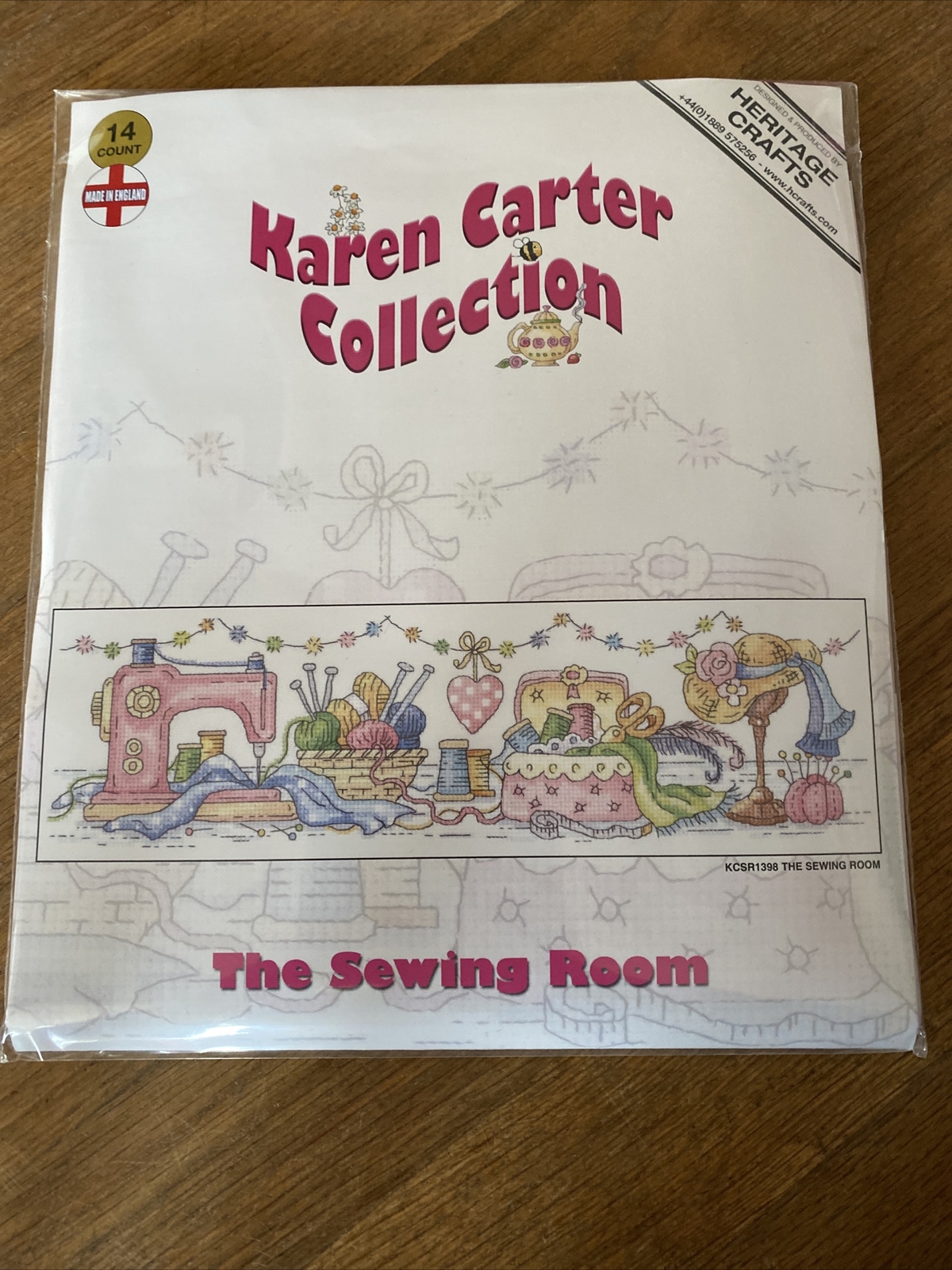 Heritage Crafts Cross Stitch Kit “The Sewing Room” Karen Carter