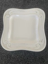 The Cellar Macy's CLR23 Square Salad Plates Lot of 4 Classic White 2003