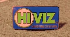 HIVIZ SHOOTING SYSTEMS pinback SHOT-SHOW NOS NIP Quality Fiber Optic Sights