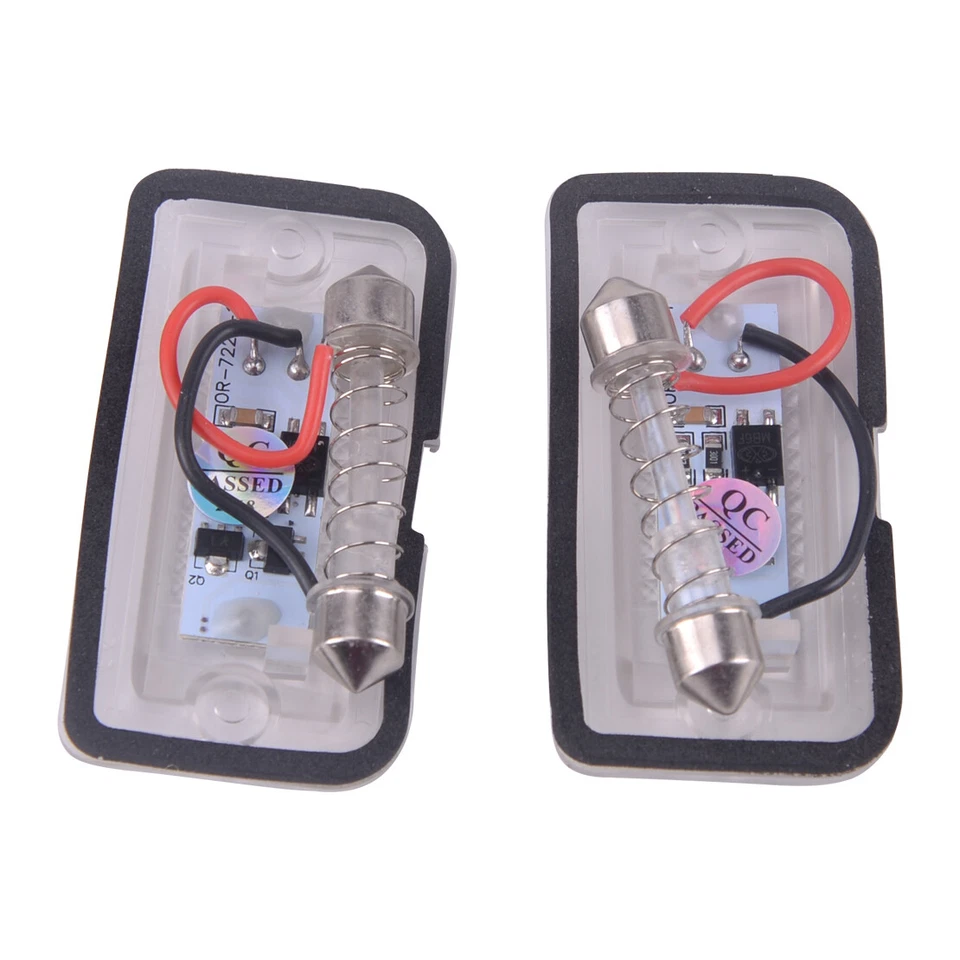 Luz LED número matrícula apta para Mercedes Benz CLK350 CLK500 ww Foto 2 de 3