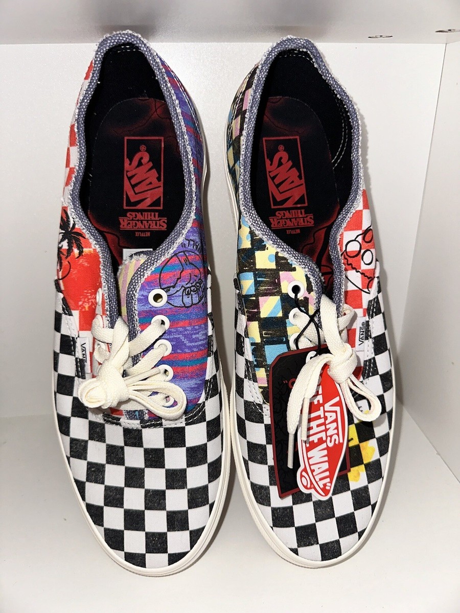 VANS Stranger Things Argyle Checkerboard Trainers Limited Edition