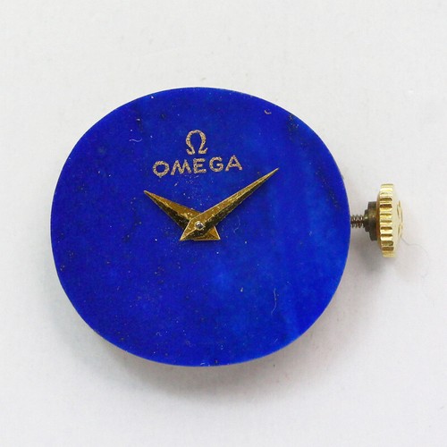 Omega 485 Ladies Manual Movement & RARE Omega Lapis Lazuli Dial | eBay