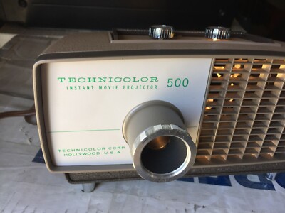 Vintage Technicolor #500 Film Projector Original Box W-11 | eBay