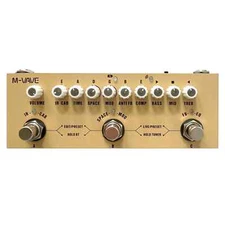 Rechargeable Multi Effects Pedal for Electric Guitar Recording Audio Interface