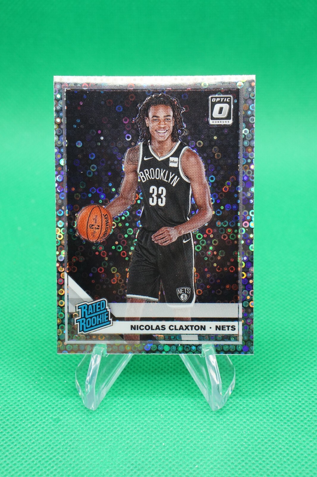 2019-20 Donruss Optic Rated Rookies Fast Break Holo #171 Nicolas Claxton BG6