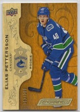 2018 2018-19 Upper Deck Engrained Rookie #51 Elias Pettersson 282/299 Vancouver