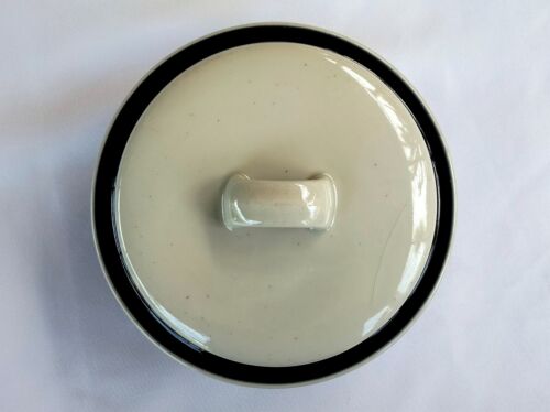 ARABIA ANEMONE BLUE POTTERY SOUP TUREEN ULLA PROCOPE 15CM DIAMETER - Foto 3 di 8