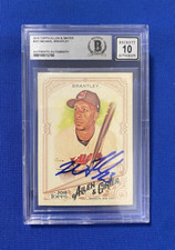 2018 TOPPS ALLEN & GINTER MICHAEL BRANTLEY SIGNED CARD #231 BECKETT 10 AUTO