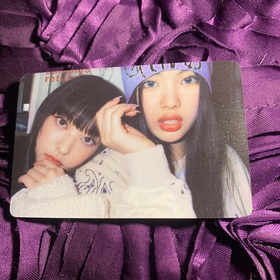 NEWJEANS PINK CLUB Edition Celeb K-POP Girl Photo Card Group Haerin Hyein