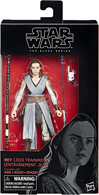 STAR WARS THE BLACK SERIES #44 THE LAST JEDI 6-INCH REY (JEDI