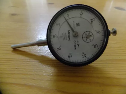 MITUTOYO 0.01MM NO.2052S DIAL GUAGE INDICATOR / MISSING TR. TIP / JAPAN / WORKS