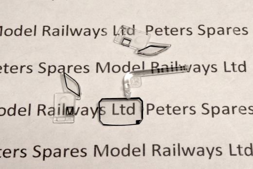 Dapol 113360 Class 68 N Gauge Cab Glazing Set