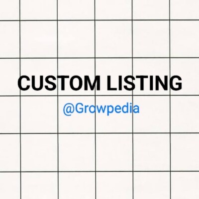 Custom listing and Bulk Purchase