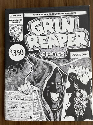 Impossible to find self-published comic - Grin Reaper #1. 1991