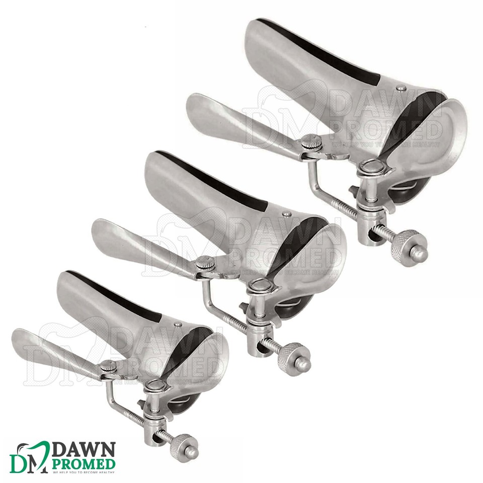 Cusco Anal/Vaginal Speculum 3 Pcs Set OB/GYN Dilation Exam Instruments ...