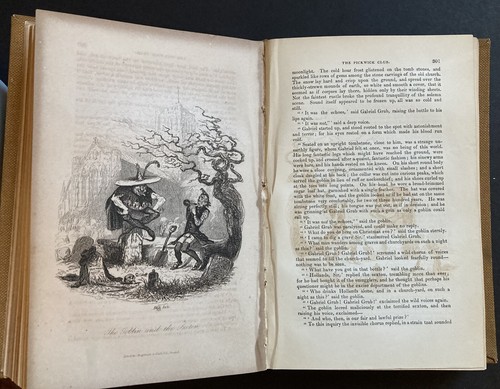 Pickwick Papers 1842 Charles Dickens CHAPMAN & HALL LONDON 43 ENGRAVINGS Rare - Picture 4 of 22