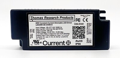 Hubbell Thomas Research Project LED Driver LED20W-48-C0350-D