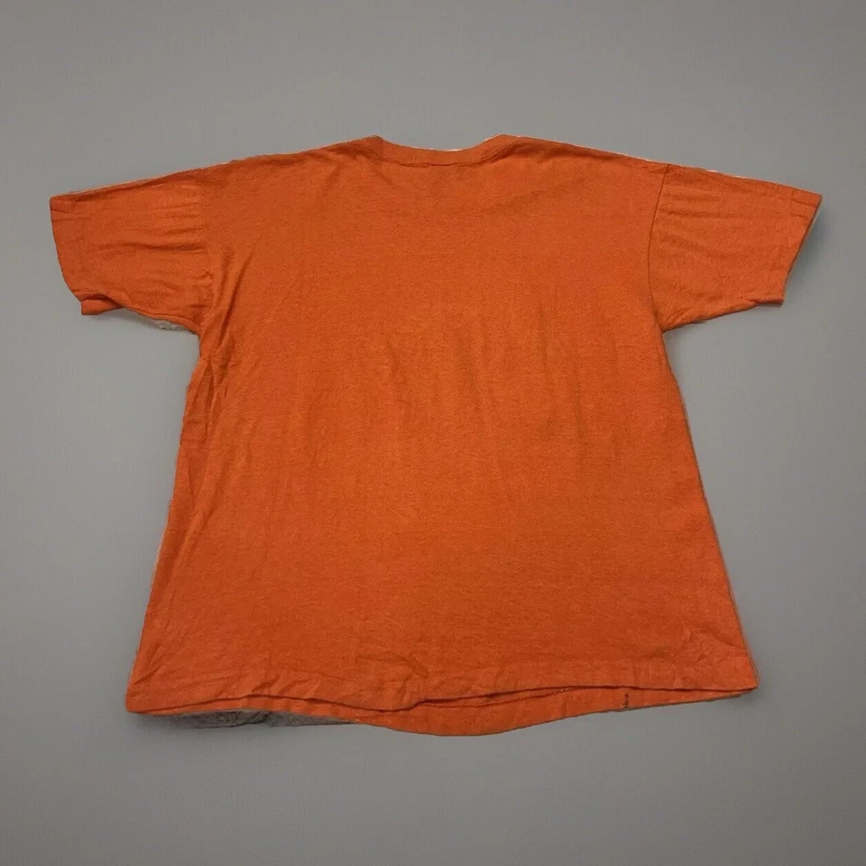 Camisa De Colección Años 70 Champion Blue Bar Bilingüe Bicultural Orgullosa Desteñida Talla Grande Foto 2 de 4