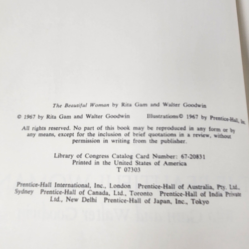 The Beautiful Woman Rita Gam Walter Goodwin 1967 1st Ed HC DJ Etiquette Beauty - Picture 8 of 18