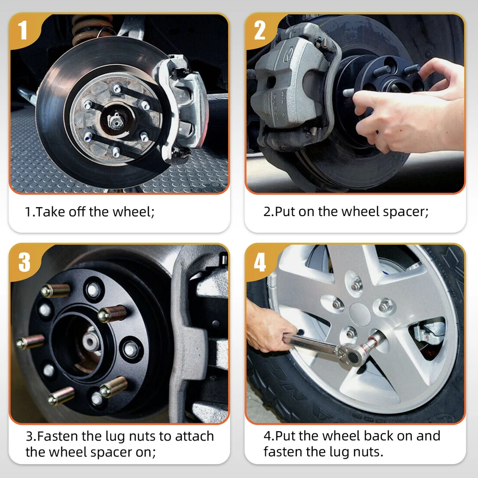 4PCS 12 &15mm 5x112mm Wheel Spacers For W202 W203 W204 W220 SLK250 CL500 SLK250 - Image 4 of 4