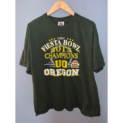 Oregon Ducks 2013 Fiesta Bowl Champions T-Shirt XL Green Tri-Lake Sportswear