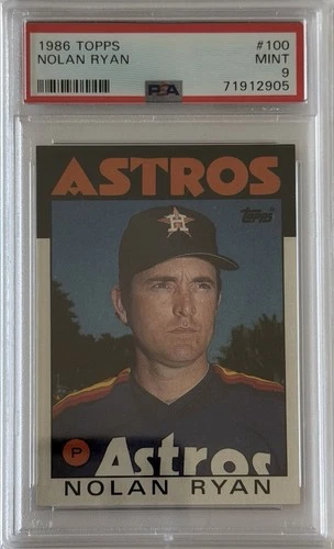 1986 Topps - Nolan Ryan #100 PSA 9