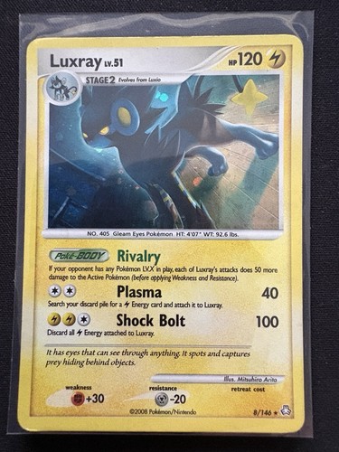 Pokemon - Luxray 8/146 - Holo - Legends Awakened - LP/MP