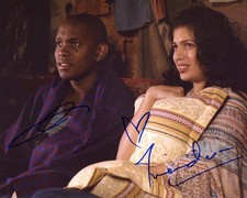 ACTORS Tina Desai & Aml Ameen autographs, In-Person signed photograph