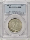 MINT STATE FULL BELL LINES 1962-D FRANKLIN HALF DOLLAR * PCGS MS 64 FBL