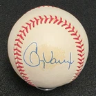 GREG VAUGHN Signed Official Baseball-BREWERS-REDS-RAYS-JSA