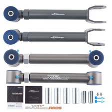 4x Front Rear Adjustable Upper Control Arms Set For 1997-2006 Jeep Wrangler Tj