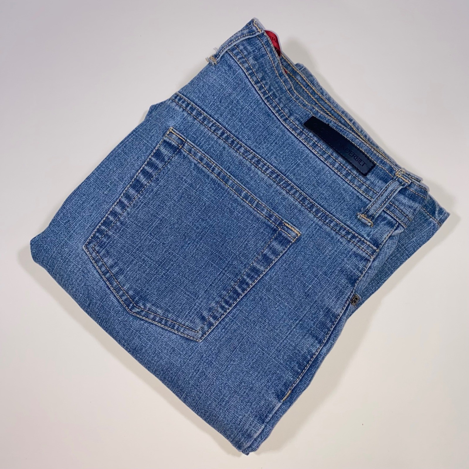 Medium Wash Straight Leg Denim Pants Size 12