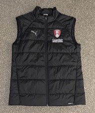 Rotherham United Padded Puma Training Gillet, Medium, Excellent Condition