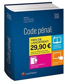 Code pénal 2016 von Pelletier, Hervé, Perfetti, Jean | Buch | Zustand gut